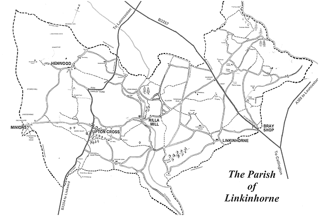 Map of Linkinhorne Parish